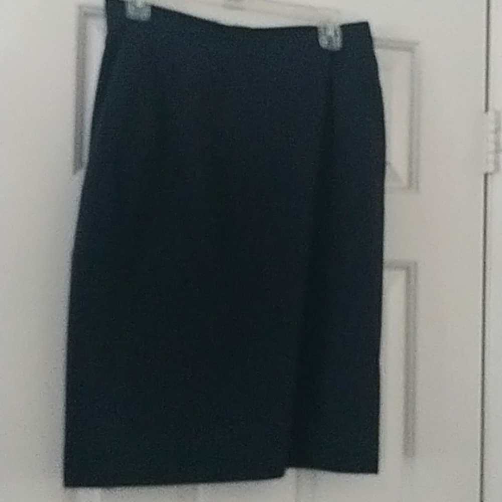 🍁Vintage Augustus Dark Blue Pencil Skirt size 8
